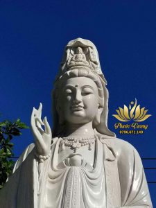 tượng phật quan thế âm bằng đá