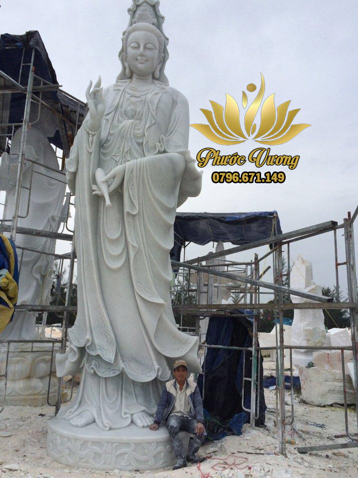 tượng quan âm bằng đá